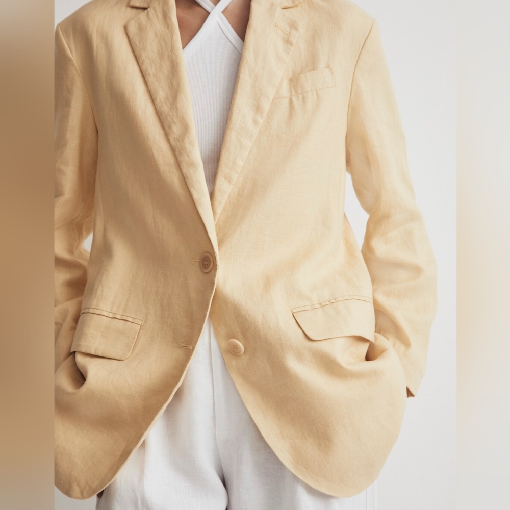 Madewell Oversized Linen Blazer